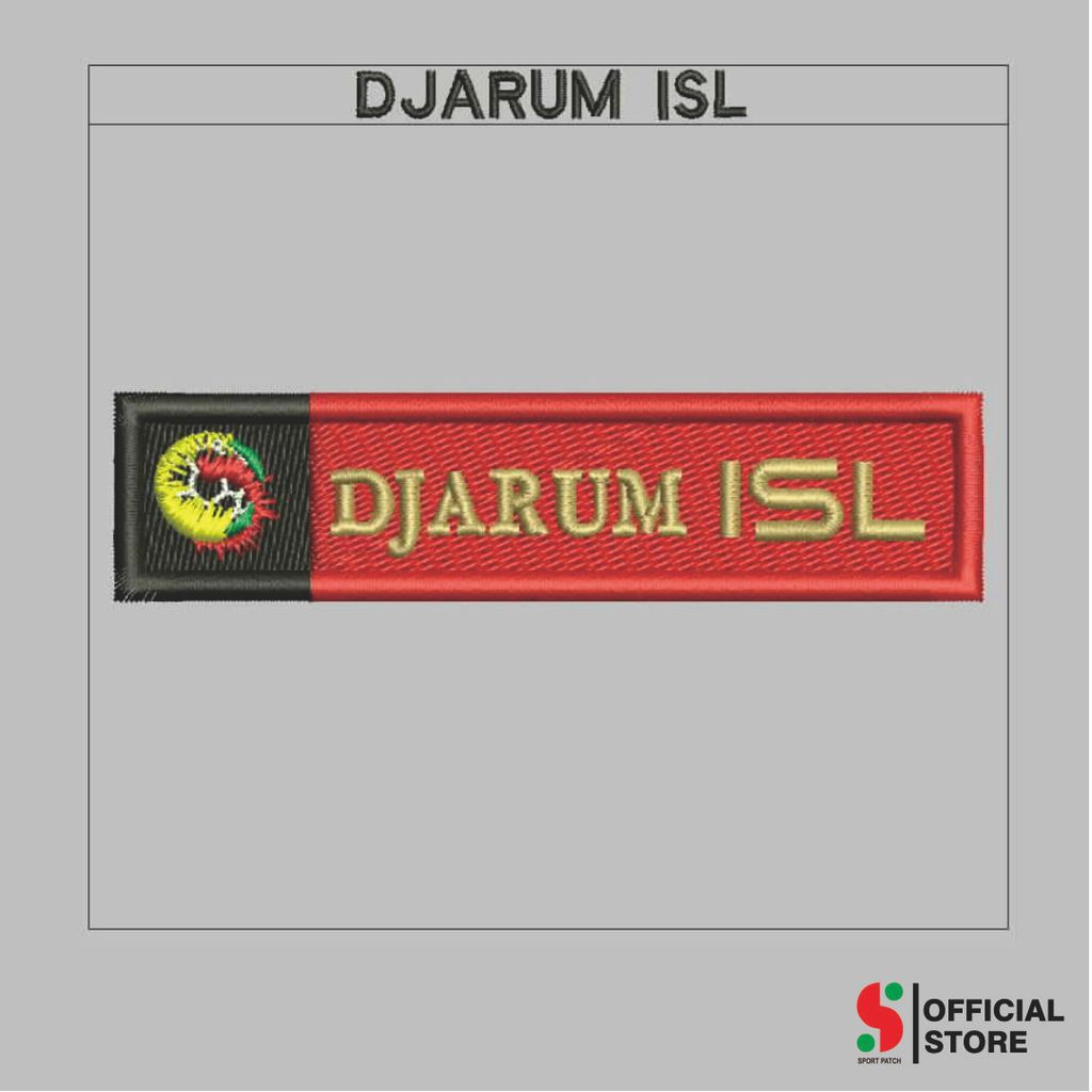 SPORT-543 DJARUM ISL LEAGUE PATCH คอมพิวเตอร์ EMBROIDERY โลโก้/BAMBGE EMBLEM