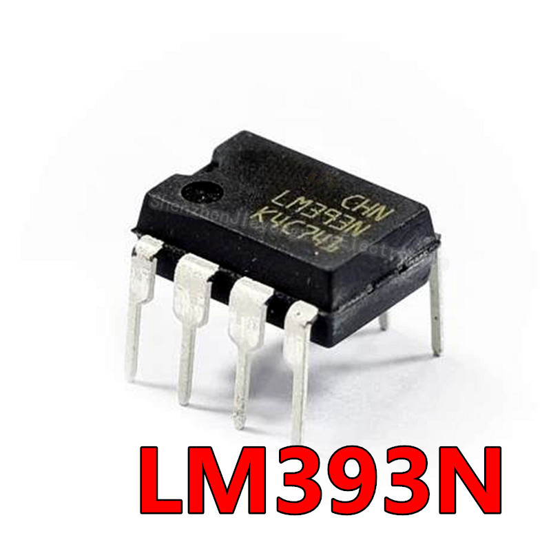50 ชิ้น/ล็อตใหม่ LM393P LM393N LM393 DUAL DIFFERENTIAL COMPARATORS DIP 8