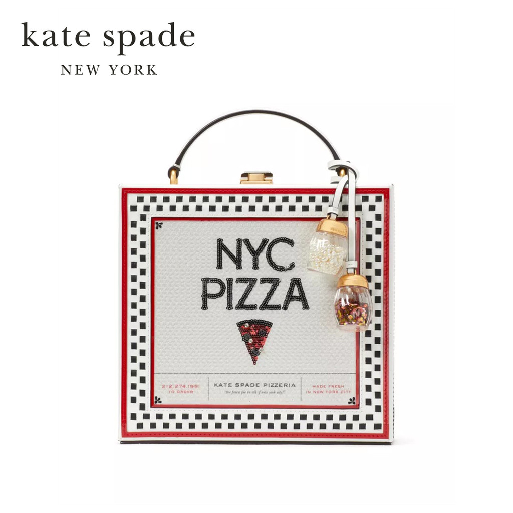 kate spade new york Slice 3D Pizza Box Top-Handle Bag กระเป๋าถือ