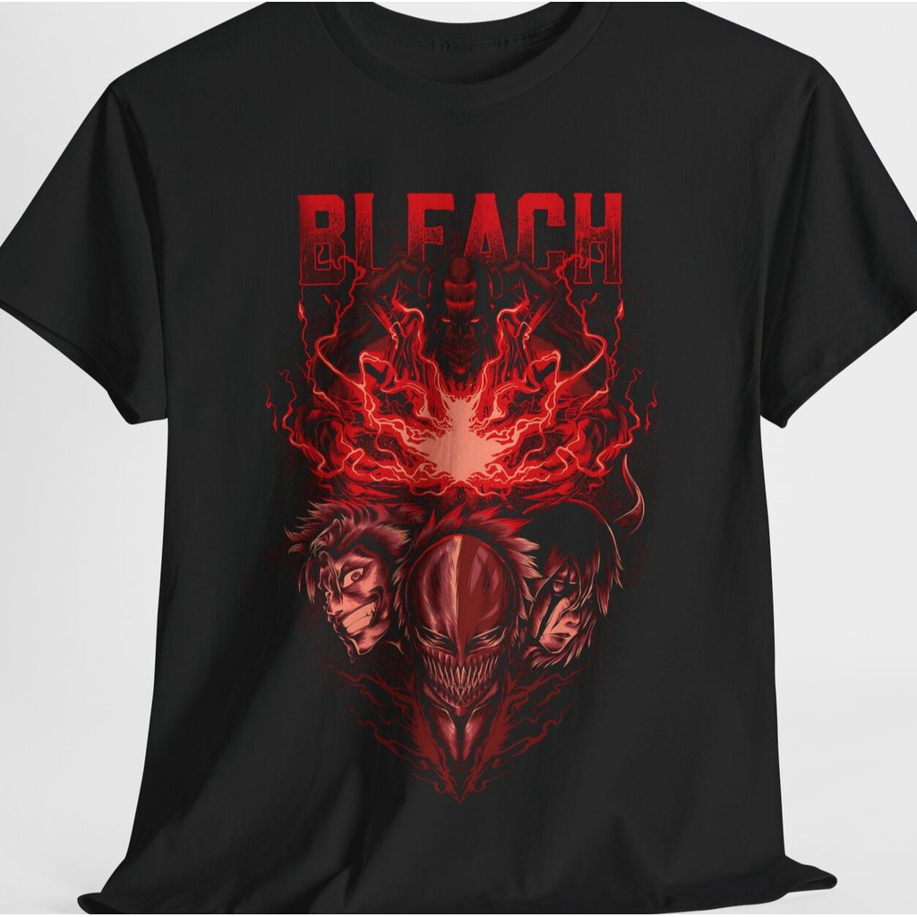เสื้อยืดกราฟิก bleach สไตล์ anime manga เหมาะทำของขวัญให้เขา