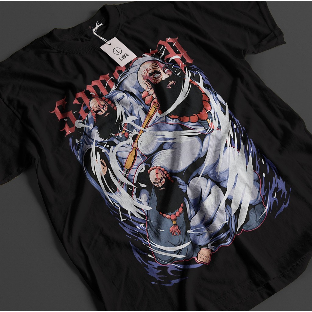 เสื้อนินจา anime ฟอกขาว Ichibei และ Ichigo Bankai T-shirt แบบ unisex พร้อมลาย Aizen Zaraki