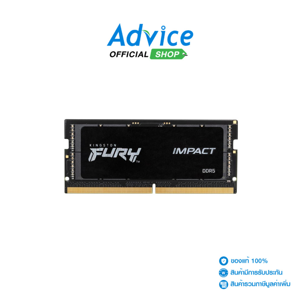 KINGSTON RAM (แรม) DDR5(4800, NB) 16GB FURY IMPACT (KF548S38IB-16) - A0150125