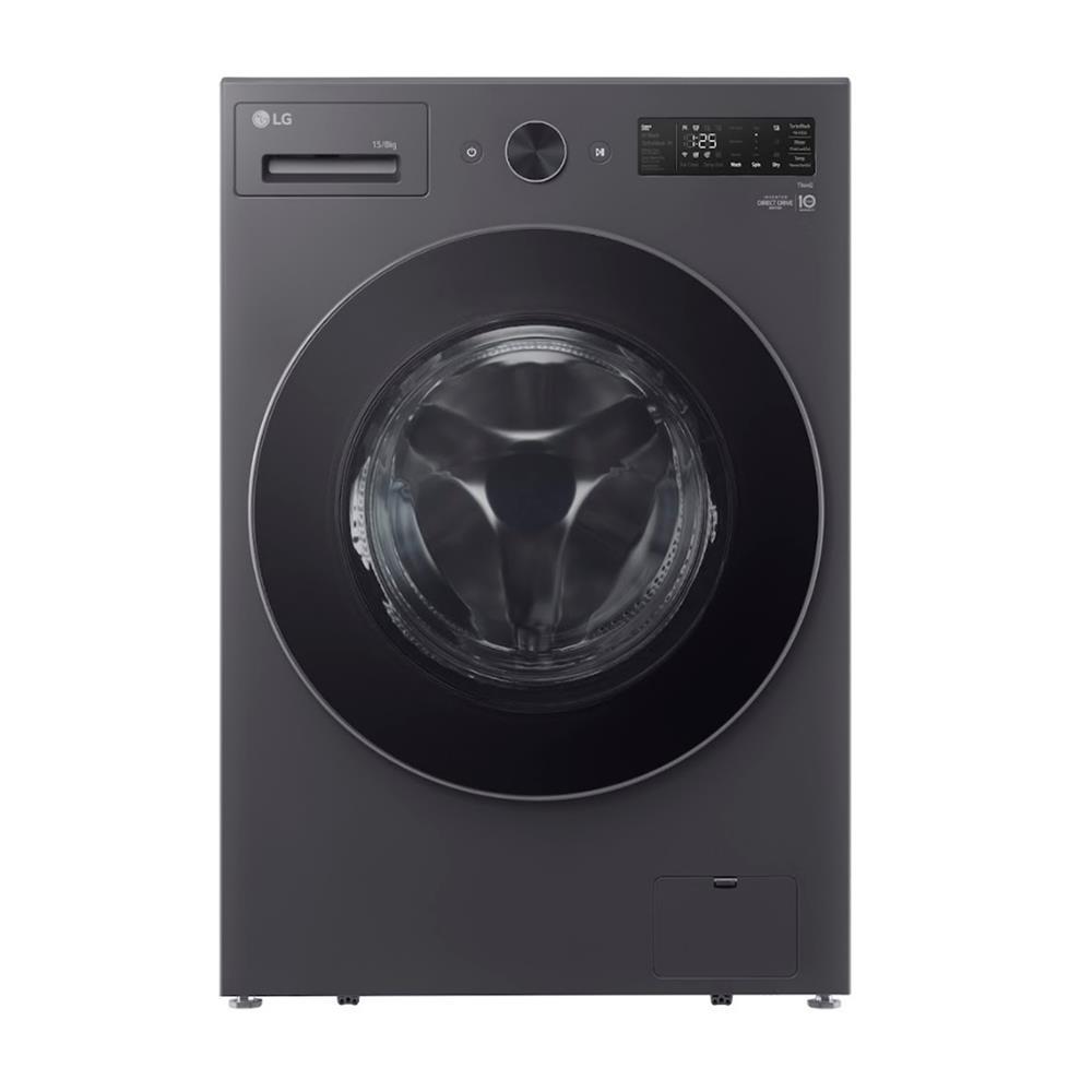 [จัดส่งพร้อมติดตั้ง] HomePro เครื่องซักอบผ้าฝาหน้า  F2515RNEG 15/8 กก. 1100RPM อินเวอร์เตอร์ สีแกร์ไ