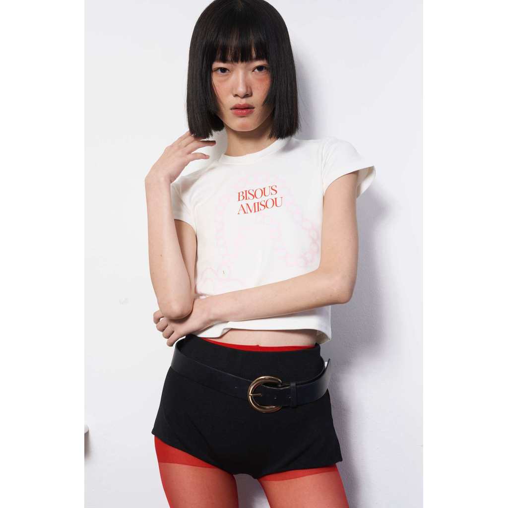 AMISOU Baby Tee Shirt - Baby Tee V1