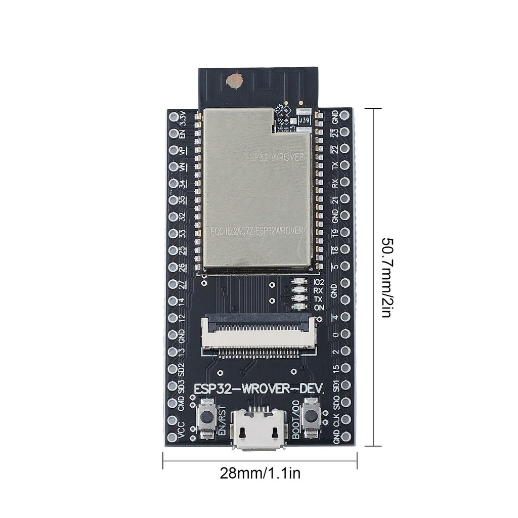 [สต็อก]สําหรับ ESP32 CAM บอร์ดพัฒนาสําหรับ ESP32-สําหรับโมดูล WROVER-DEV CH340C