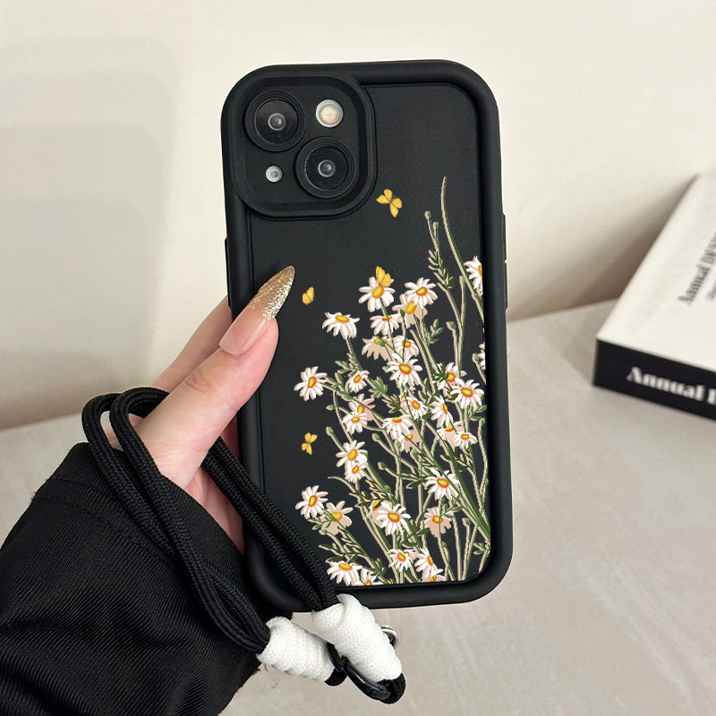 เคสสำหรับ OPPO Reno 10 5G Reno 10 Pro 5G Reno 10 Pro Plus เคสโทรศัพท์ลาเวนเดอร์ดอกไม้สามสีซิลิโคนสายคล้องกันกระแทก - รูปที่ 5
