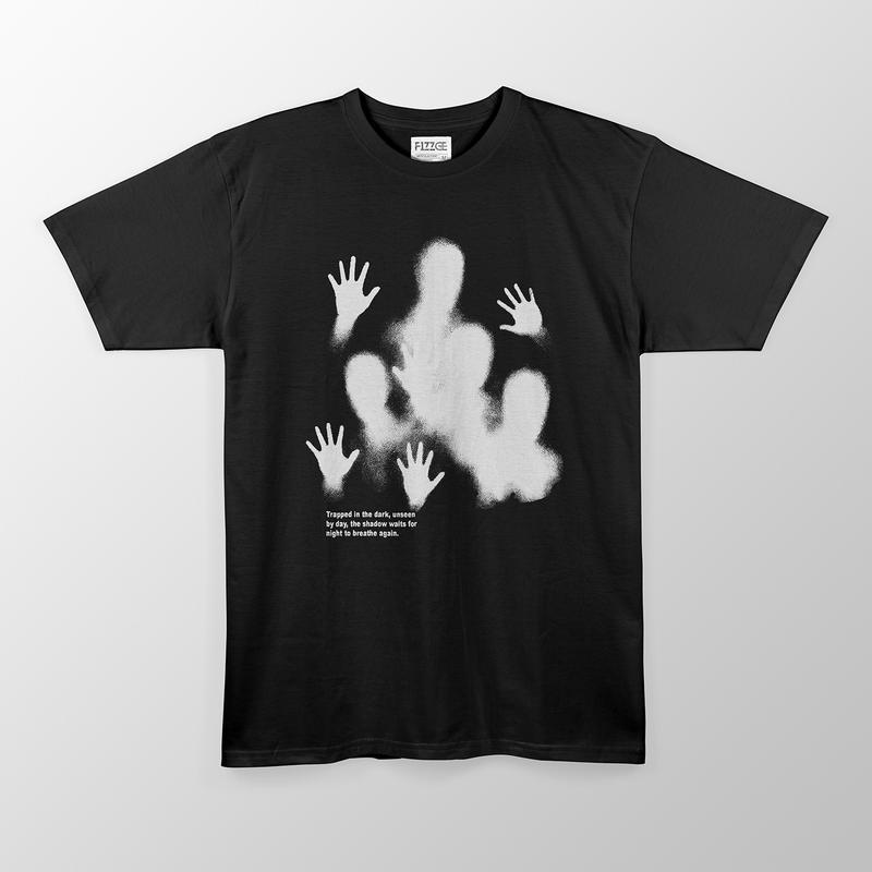 เสื้อยืด Boxy - Opinion - Kaos Hitam - Hectic