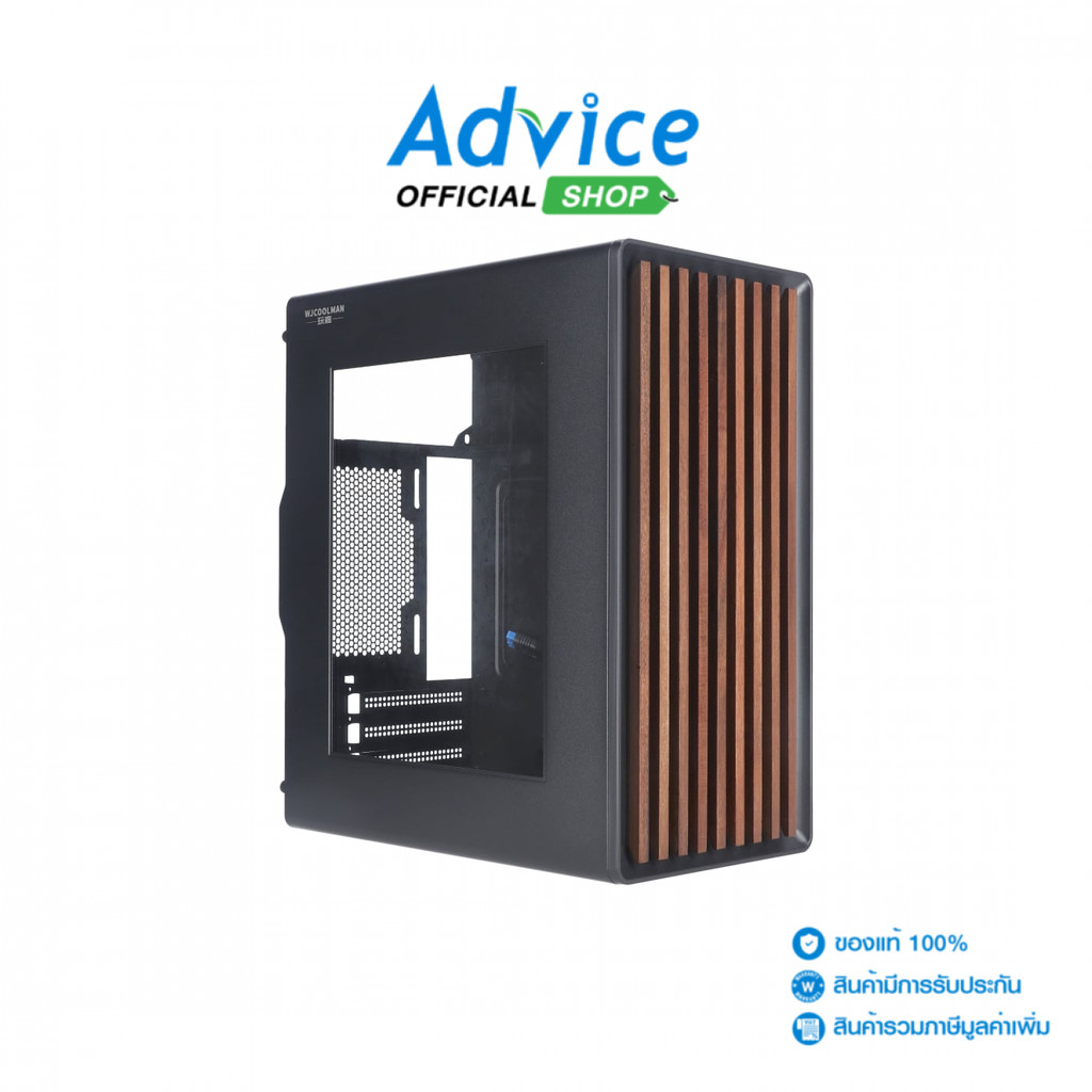 TSUNAMI mATX CASE (เคสคอมพิวเตอร์) (NP) CRAFT-3 BLACK – A0171413