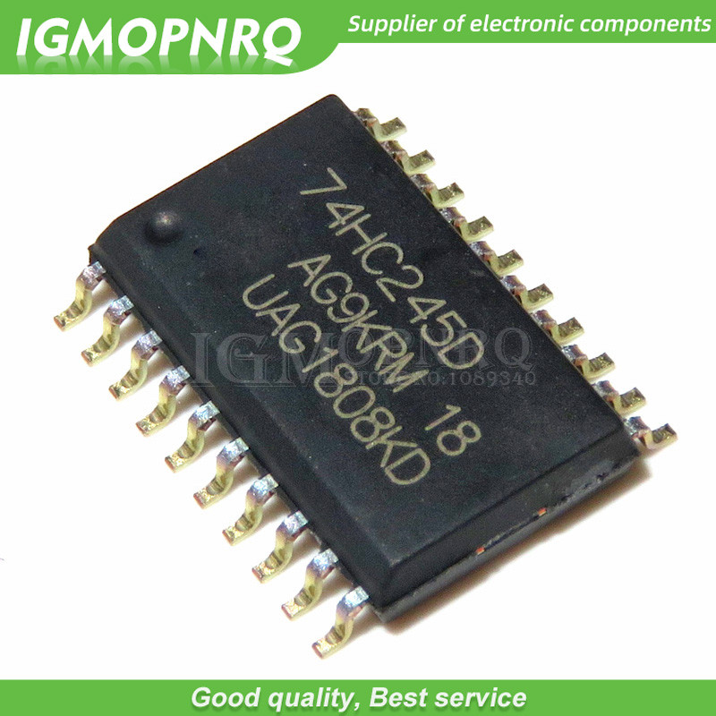 10PCS 74HC245D SOP24 74HC245 SOP SN74HC245DWR SMD ใหม่