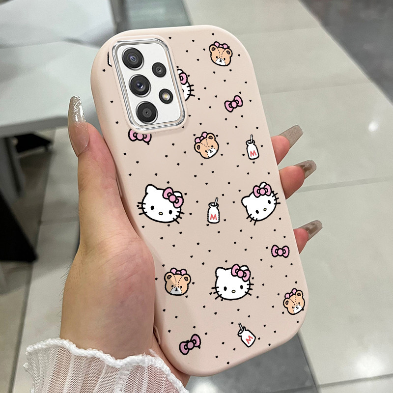 เคสสำหรับ Samsung A23 4G A23 5G A13 4G เคสโทรศัพท์แมวกันกระแทกกลมและอ้วน