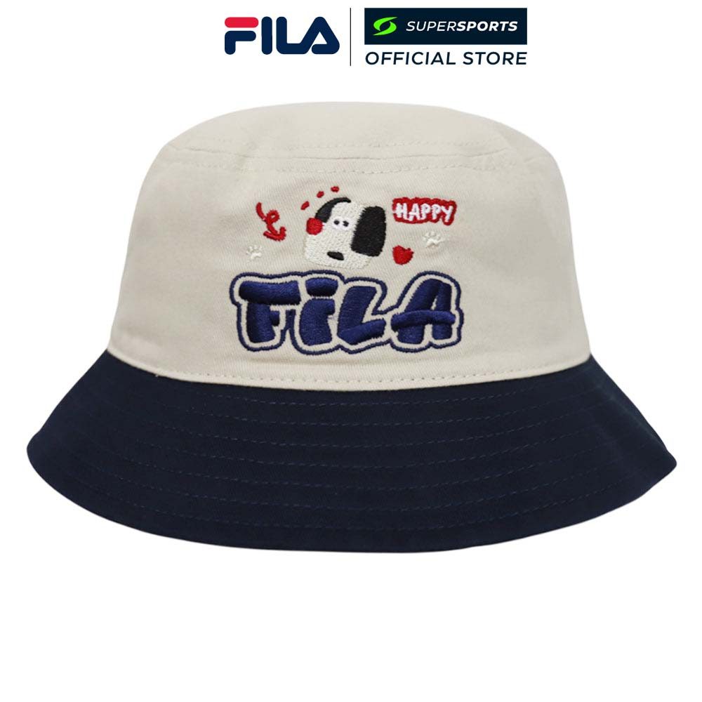 FILA Happy Dog หมวกบักเก็ต สีเบจ