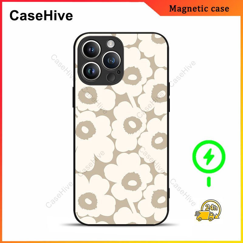 เคสโทรศัพท์ดอกไม้สําหรับ iPhone 17 Pro Max / iPhone 16 Pro Max / 15 Pro Max / 13 / Samsung Galaxy S2