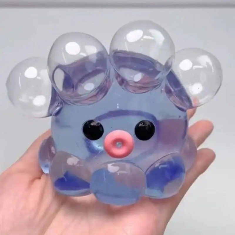 Squishy Bubble Pop Fidget Toy, Squeeze Sensory Ball & Octopus Popper, Anti-Anxiety Toy สําหรับผู้ใหญ