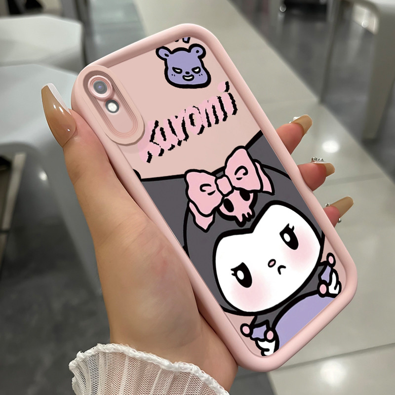 เคสสำหรับ Xiaomi Redmi 9i 9a 9t 9 Power เคสโทรศัพท์กระต่ายสามสีซิลิโคนกันกระแทก