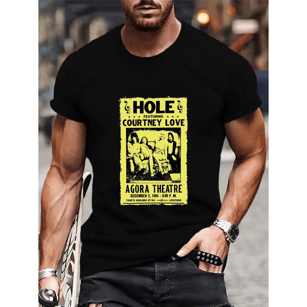 เสื้อยืดพิมพ์ลาย Courtney Love จากโรงละคร Agora