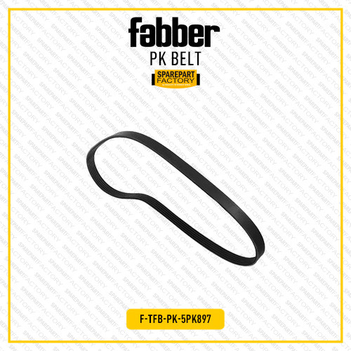 Fanbelt Fanbelt V เข็มขัดไดชาร์จ สายพานพัดลม Baleno New/Spresso S Presso/Ignis/SX4 Scross 5PK897 FAB