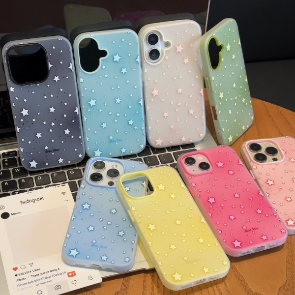 ล่าสุด Premium Star Jelly 2 In 1 Casing Oppo Reno 15 5G A6 A6x A6 A5 A5I Pro Realme Note 70 A5 2025 