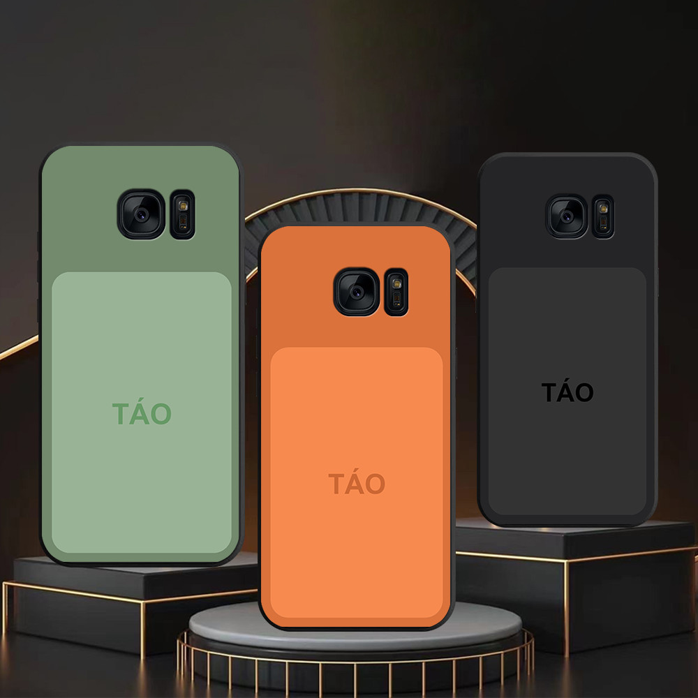 เคส Samsung S6 / S6 Edge / S7 / S7 Edge / Note 5 / Note FE + พิมพ์สี apple