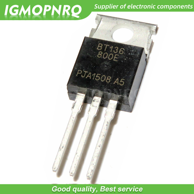 10 ชิ้น BT136 800E BT136 BT136 800 800V 4A Triacs RAIL TRIAC TO 220 ใหม่เดิม