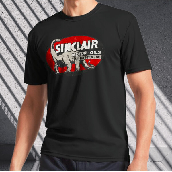 Sinclair Motor Oils Retro Logo เสื้อยืดผู้ชาย ไซต์ S ถึง 3XL