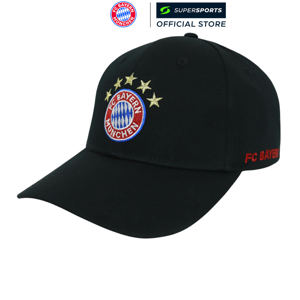 FC BAYERN MUNCHEN Black หมวกแก๊ปผู้ใหญ่