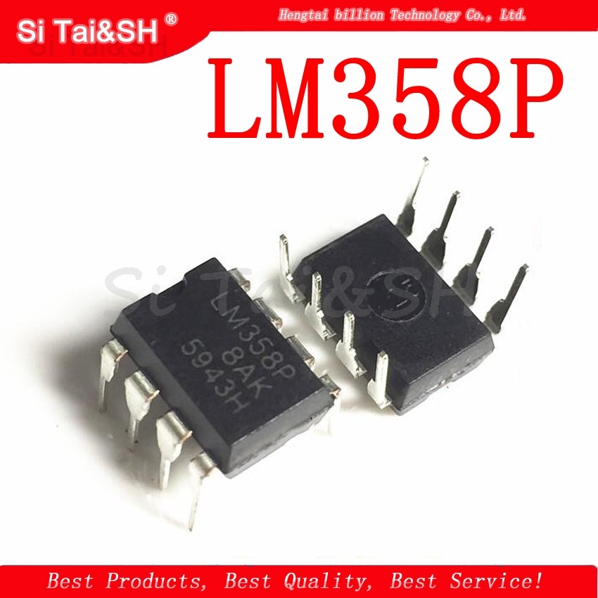 10PCS LM358P DIP8 LM358 DIP LM358N DIP 8 358P IC ใหม่และต้นฉบับ