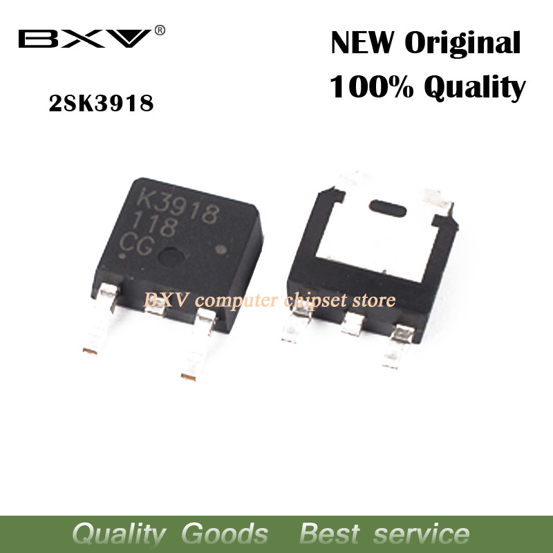 CR-10PCS 2SK3918 K3918 TO 252 SOT MOSFET SMD ทรานซิสเตอร์ใหม่เดิม
