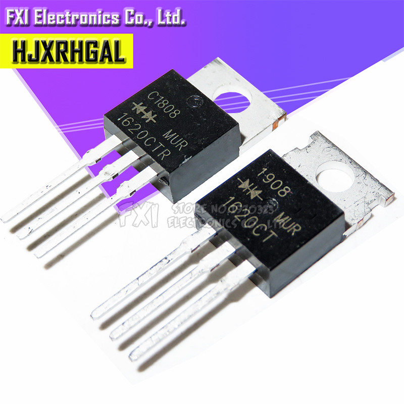 5คู่ รวมหลอดหยินหยาง MUR1620CT / MUR1620CTR จับคู่หลอดฟื้นตัวเร็วเดิมแท้