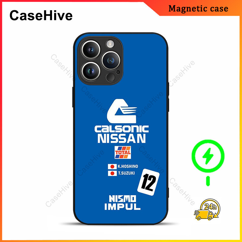 NISSAN GT-R CALSONIC IMPUL 08 เคสโทรศัพท์สําหรับ iPhone 17 Pro Max / iPhone 16 Pro Max / 15 Pro Max 