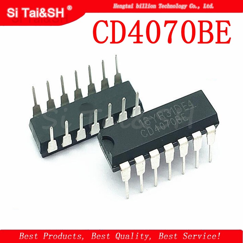 10PCS CD4070BE DIP14 CD4070 DIP 4070BE DIP 14 IC ใหม่และต้นฉบับ