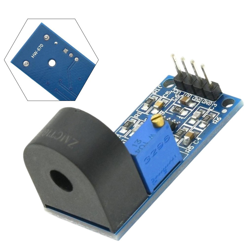 จัดส่งที่รวดเร็ว❤️4pcs ZMCT103C 5A AC Current Sensor โมดูลปรับ Analog เอาต์พุต
