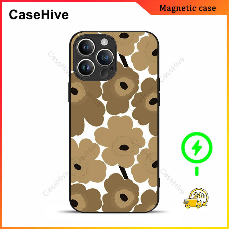 เคสโทรศัพท์ดอกไม้สําหรับ iPhone 17 Pro Max / iPhone 16 Pro Max / 15 Pro Max / 13 / Samsung Galaxy S2