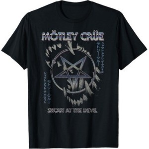 Retro Style 70s 80s 90s Graphic Harajuku Funny Mötley Crüe – Shout, Dog, Bite T-Shirt