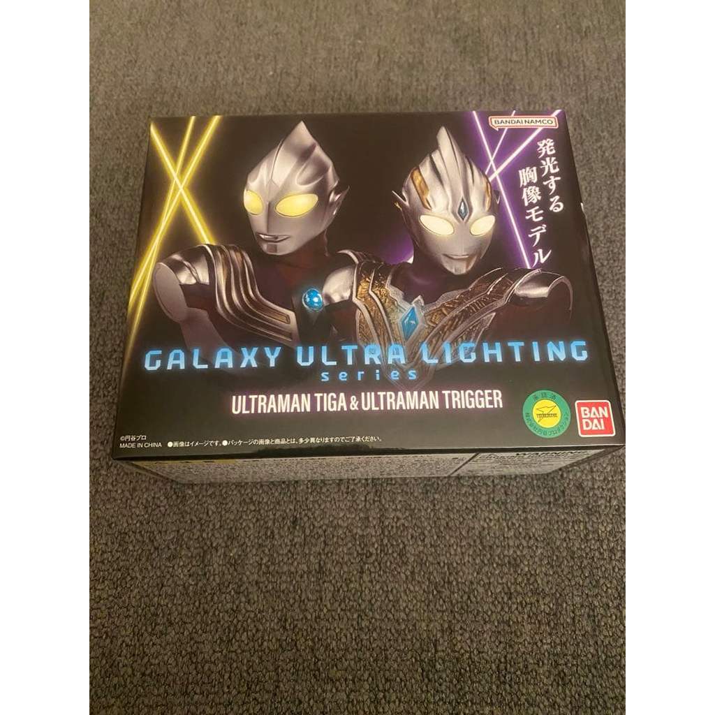 【Direct from Japan】ซีรีส์ Galaxy Ultra Lighting ที่ยังไม่ได้เปิด Ultraman Tiga & Trigger【Japan Exclu