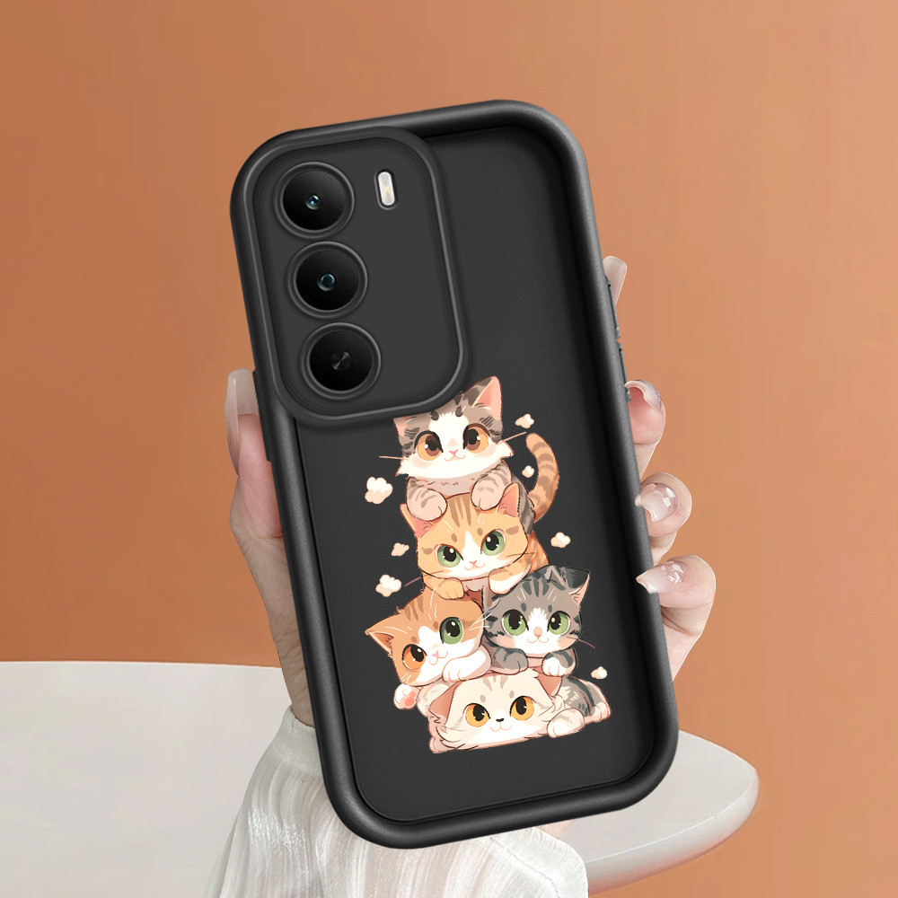 ปลอก Hp สําหรับ Realme C71 C73 เคส Kesing ปกป้องโทรศัพท์ TY DLJ C8-2427 แมว