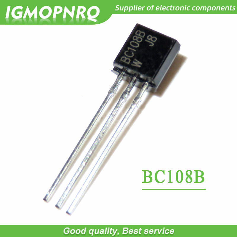 10 ชิ้น BC108B ถึง 92 C108 TO92 ทรานซิสเตอร์