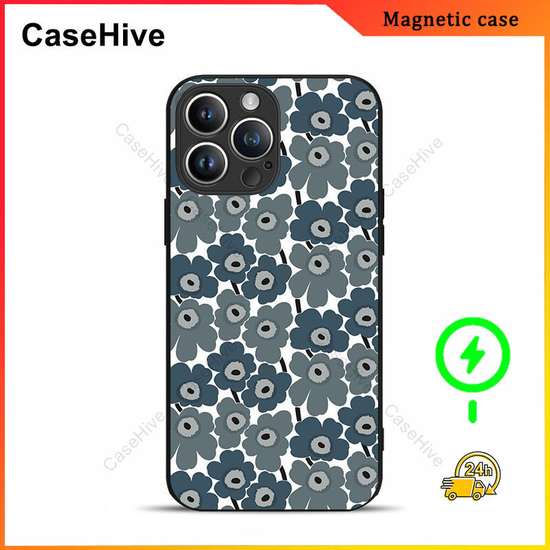 เคสโทรศัพท์ดอกไม้สําหรับ iPhone 17 Pro Max / iPhone 16 Pro Max / 15 Pro Max / 13 / Samsung Galaxy S2