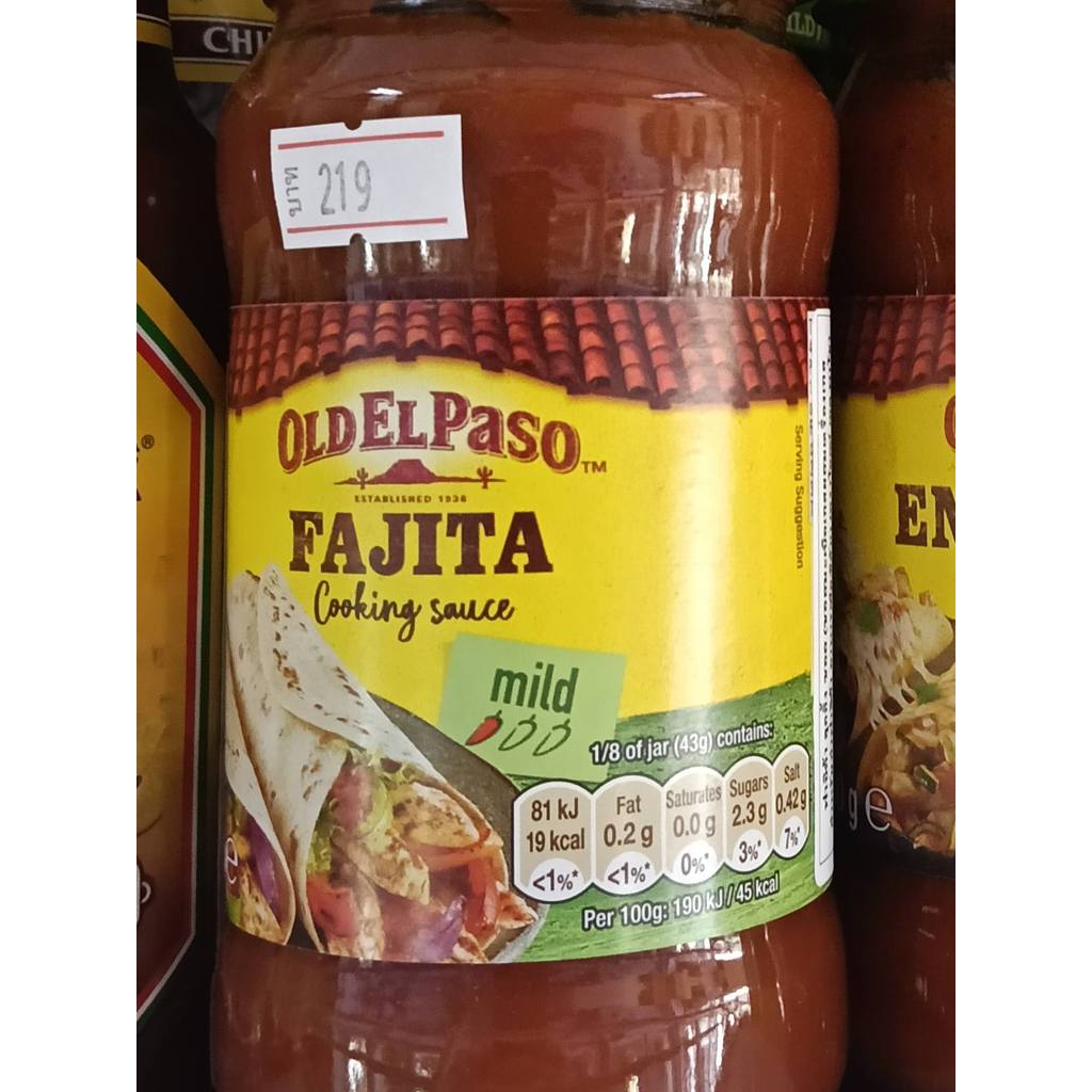 OLD EL PASO Mexican Fajita Sauce 340g MEXICAN FOOD