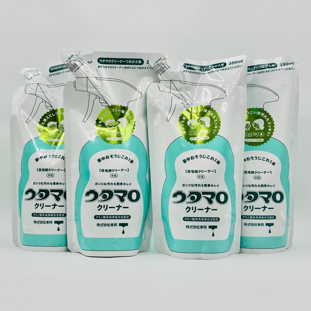 【Direct from Japan】[ชุด 4 ชิ้น] รีฟิลน้ำยาทำความสะอาด Utamaro, สบู่ Utamaro, น้ำยาทำความสะอาดบ้าน【Ja