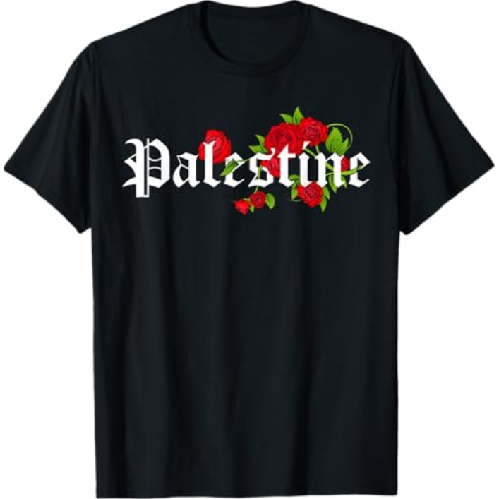 Palestine Free Palestine Free Gaza Palestine Flag เสื้อยืดอาหรับ
