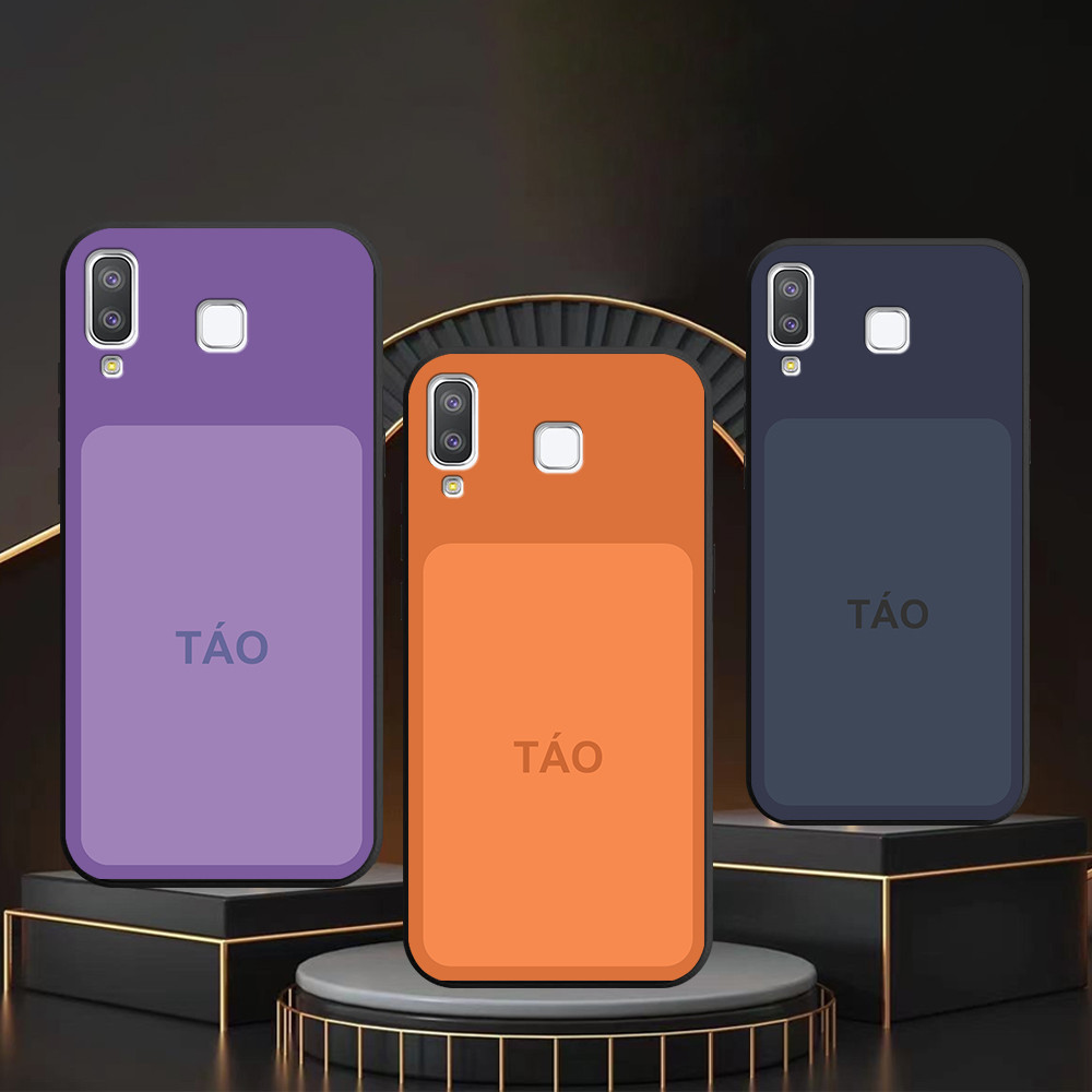 เคส Samsung A8 Star / A9 Star พิมพ์ลายสีแอปเปิ้ล