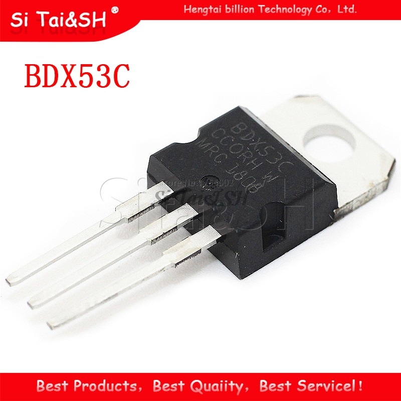 10PCS BDX53C BDX33C BDX34C BDX54C ถึง 220 BDX53 BDX33 BDX34 BDX54 TO220 ใหม่และต้นฉบับ