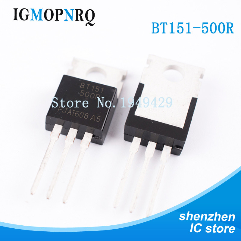 10 ชิ้น BT151-500R BT151 BT151-500 SCRs THYRISTOR 12A 500V TO-220 ใหม่