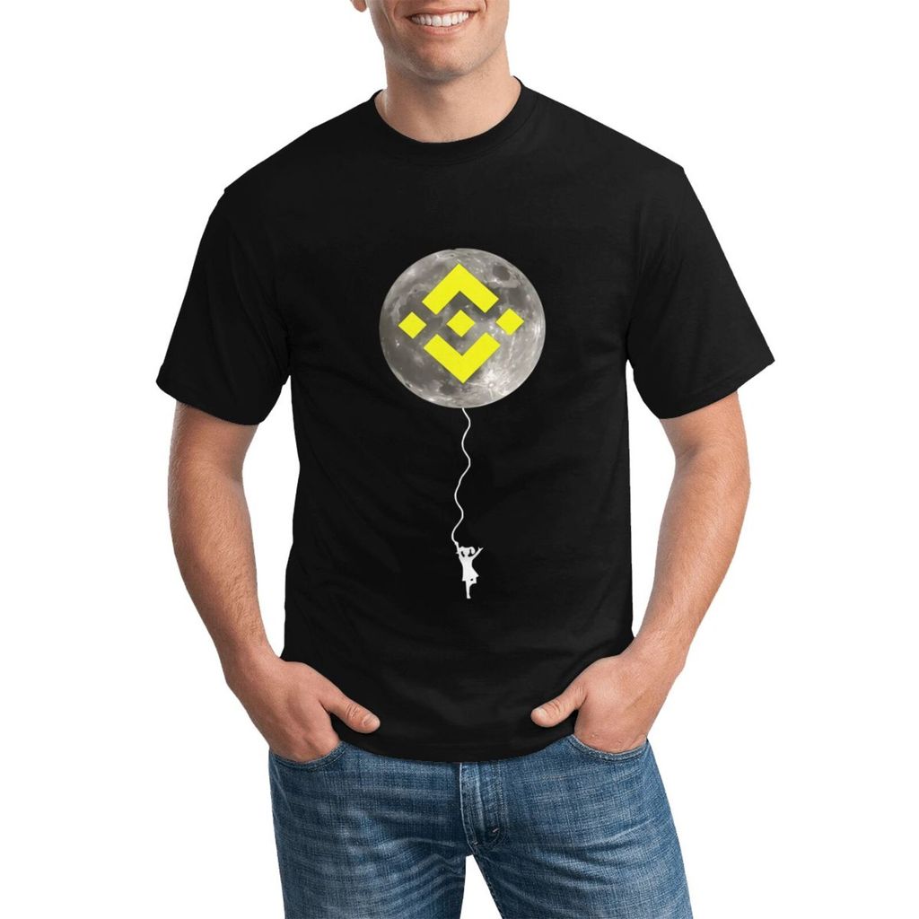 ท็อประบายอากาศสำหรับคนชอบเหรียญ Binance ดีไซน์กลมคอรอบ สไตล์ casual ใส่ได้ทั้งวัน