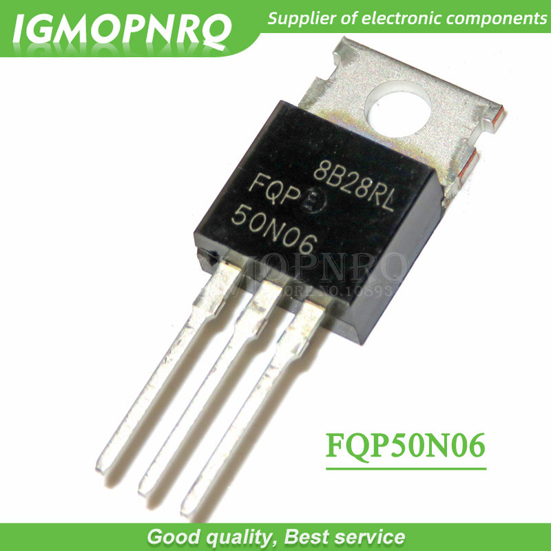 10PCS FQP30N06 FQP50N06 STP55NF06 STP65NF06 STP75NF75 LM317T IRF3205 ทรานซิสเตอร์ 220 TO220 30N06 50