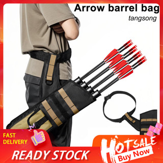 [TAN]ยิงธนูสะโพก Quiver สําหรับลูกศร 4 หลอดเอว Hanged Bow Qu…