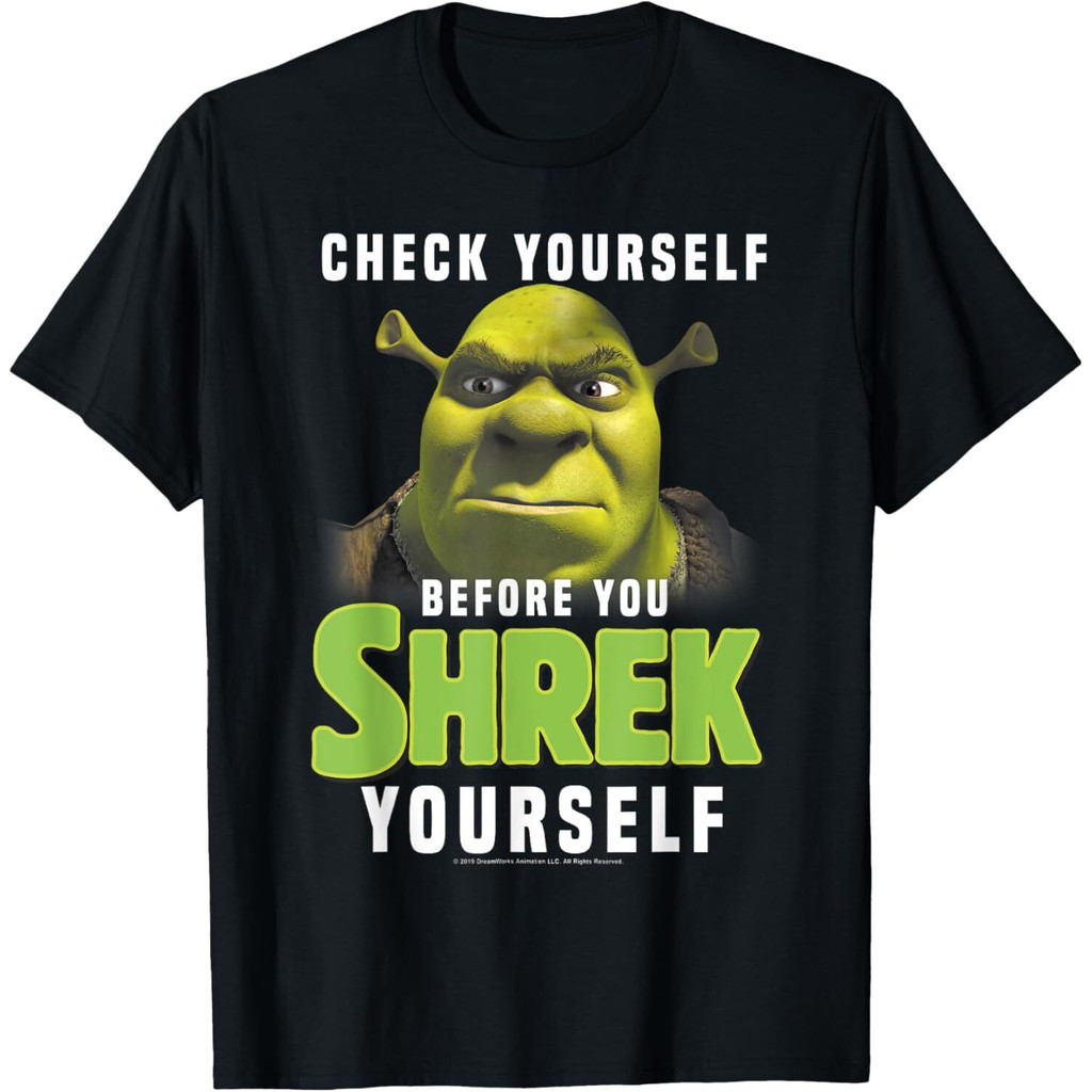 Shrek Check Yourself Before You Shrek Yourself เสื้อยืด