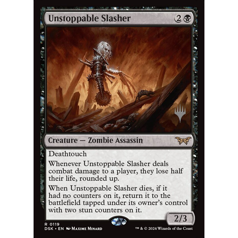 Unstoppable Slasher การ์ด Magic the Gathering [MTG] ของแท้