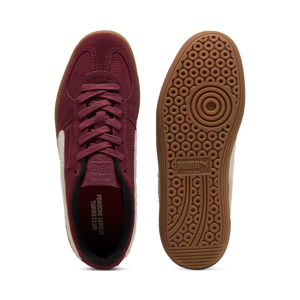 PUMA Auto รองเท้าผ้าใบ Porsche Legacy Palermo League ยูนิเซ็กส์ สีแดง - 30890601 - รูปที่ 4