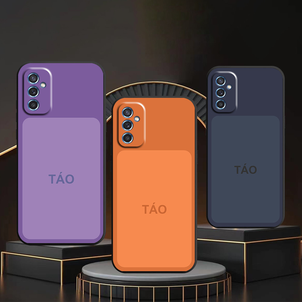 เคส Samsung M52 5G พิมพ์ลายสีแอปเปิ้ล